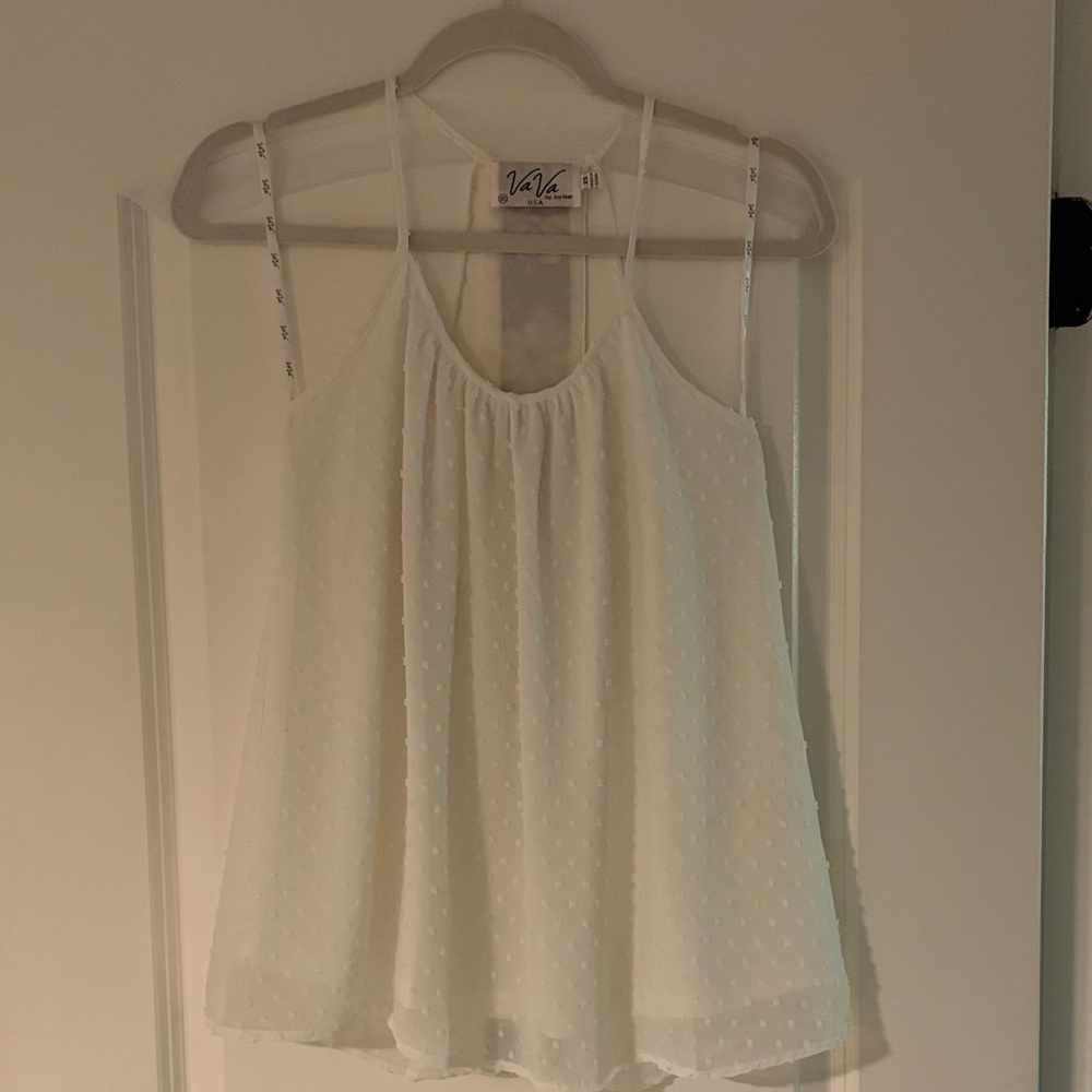 Vava by Joy Han Cream Camisole Top